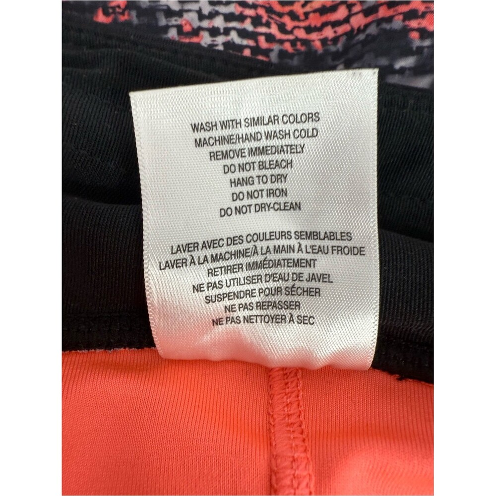 MPG shorts dual neon tie dye Black & Coral Tie-Dye Athletic Shorts - Picture 9 of 10